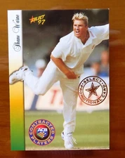 1997 Select Cricket "PROMO" Card:  SHANE  WARNE  PC1