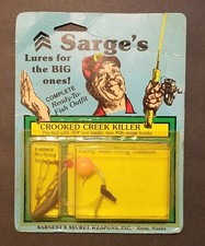 Sarge's Lures,  Crooked Creek Killer, Sarge's Secret Weapons    Kenai Alaska 