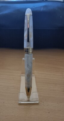 Scotland Well Resin Medium Biro Pen, Twist Action, Boxed With Velvet Protector.