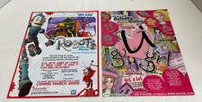 ROBOTS/Activity Lot of 2 Trading Cards Dealer Sell Sheet, Inkworks 2005/2004