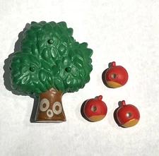 2001 Animal Crossing My House Apple Tree Furniture Figure Nintendo