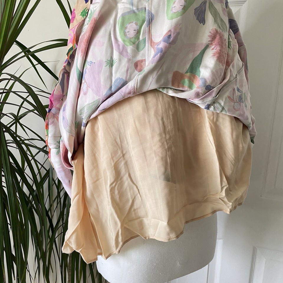 Farm Rio Sand Fairies Slip Midi Dress in Small eBay