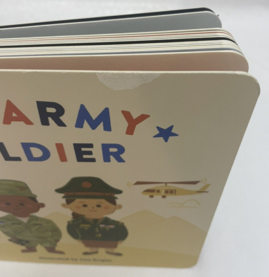 Little Army Soldier board book childrens a mini military series