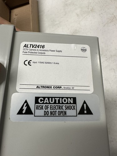 New Altronix ALTV2416 CCTV Power Supply, 16 Fused Outputs, 24VAC @ 8a 28VAC @7a - Picture 10 of 12