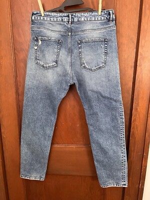 My Twin Twinset Jeans Girlfriend Michelle Ripped No Show Size M | eBay