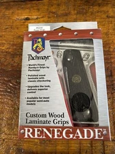 Pachmayr Renegade Double Diamond Grips For Ruger 22/45 Models. 63241. Charcoal