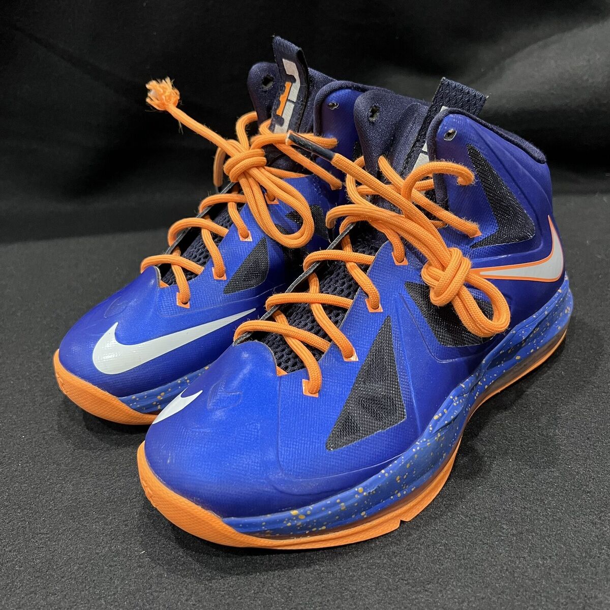 Nike LeBron 10 X GS Superhero Hyper Blue/Bright Orange Nike LeBron 10 X GS Superhero Hyper Blue/Bright Orange