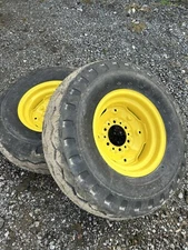 John Deere 5050E Utility Tractor 11L-15 Goodyear Front Turf Tires/wagon Wheels!