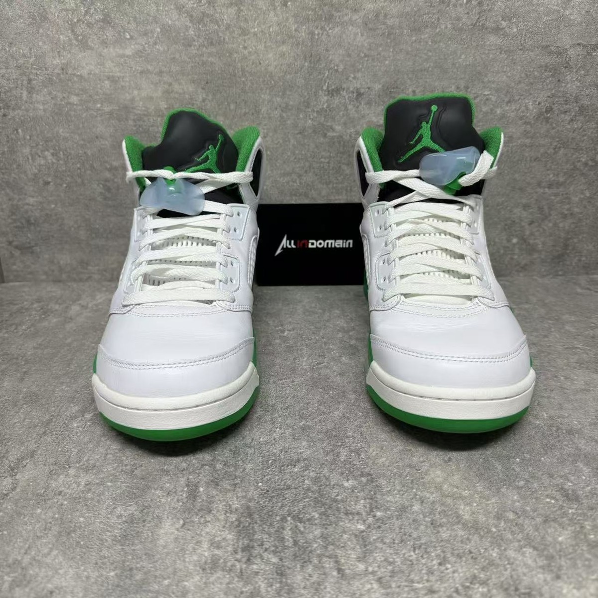 Size 8.5 - Air Jordan 5 Retro Lucky Green W for sale online