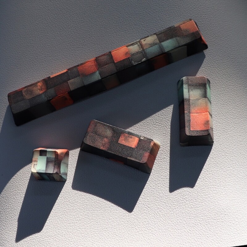 Custom Mechanical Keyboard Keycap OEM 4-Key 5-Side Dye Sub Customization