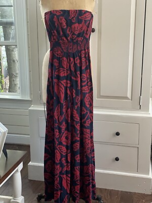 lucky brand maxi dresses Dress Casual Maxi By Lucky Brand In Blue & White, Size:L – Clothes Mentor  Portage MI #270