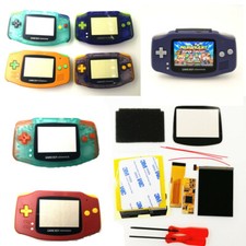 GBA V2 IPS Screen Backlight LCD Mod  GBA Pre-Cut Full Housing shell Case