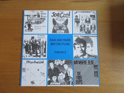 VA RAW AND RARE BRITISH PUNK VOL 2 VINYL LP UK PUNK KBD CYBERMEN THE CRACK KBD