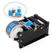 MT-30 Manual Labelling Machine for Round Bottle Cans Label Applicator Labeller