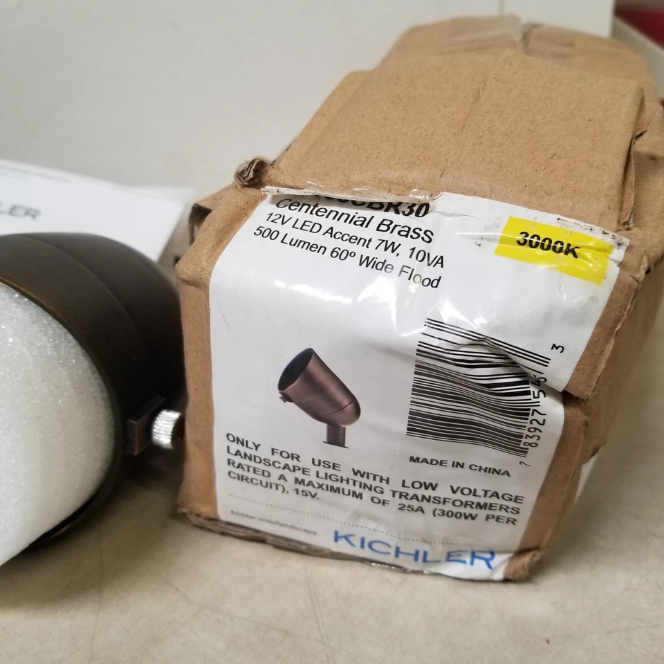 Kichler Lighting 16158CBR30 Landscape - 2.5W 3 LED Spot or Flood Accent Light - Image 2 of 4