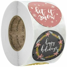 500Pcs 1.5" Thank You Stickers Homemade Thank You Stickers for Small Business