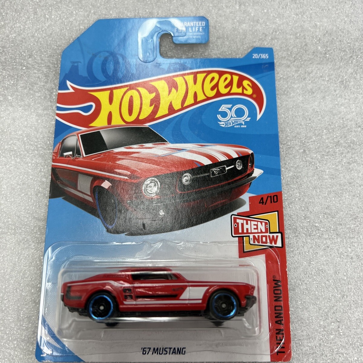 HOT WHEELS 2017 '67 MUSTANG THEN AND NOW 20/365 2018 New On Card