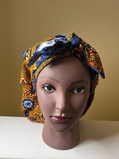 Authentic African 100 Cotton Satin Lined Men's Women's Surgical Scrub Hats