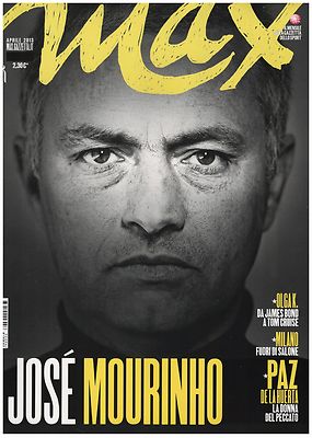MAX Magazin April 2013 Jose' Mourinho Olga Kurylenko Paz De La Huerta Sterling