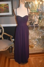 2733 BILL LEVKOFF 769 PLUM SZ 10 230 PROM PARTY FORMAL GOWN DRESS