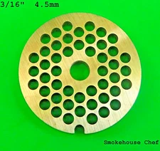 3/16" (4.5 mm) replacement plate for Chefs Choice meat grinder STAINLESS STEEL