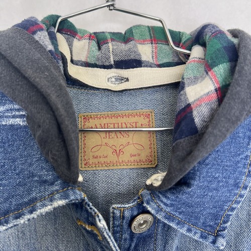 Amethyst Jeans Jeansjacke mit Flanell Akzenten 2X - Bild 4 von 8