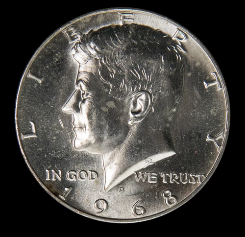 1968 D Kennedy Silver Half Dollar Uncirculated Gem *3779