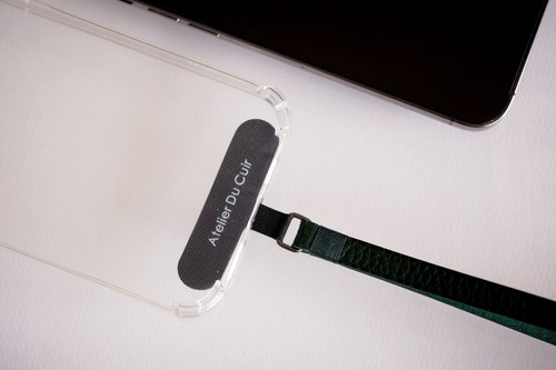 Atelier Du Cuir Dollaro mobile phone strap - green - 第 3/12 張圖片