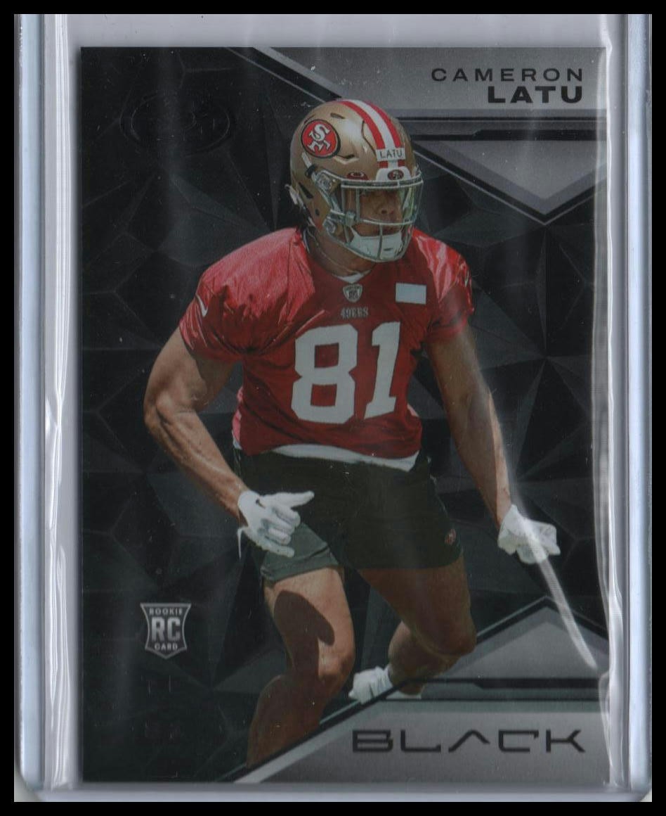Cameron Latu Panini Black #148 Base