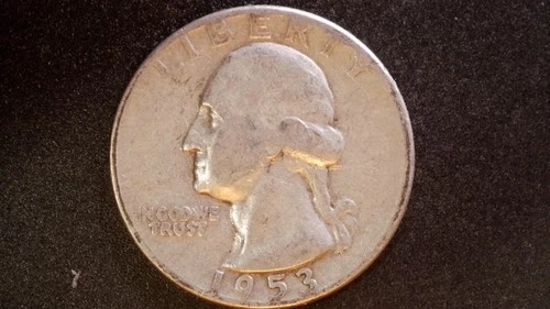 1953 P Washington Quarter Silver + FREE SHIPPING AND TRACKING  001
