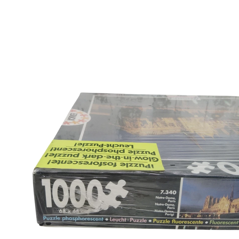 Rompecabezas de colección Notre Dame De Paris neón 1000 piezas colección Educa 1994 Foto 4 de 4