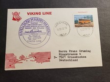 Ferry MS MARELLA Naval Cover 1972 SWEDEN & FINLAND Cachet MARIEHAMN