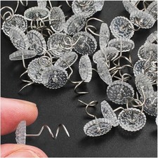 Upholstery Tacks Bed Skirt Pins with Twist Design - No-Slip Fabric Holders for