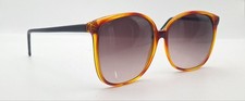 Vintage Brown Oval Oversized Sunglasses Frames