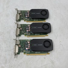 Lot Of 3 Nvidia Quadro 600 1 GB DDR3 1x DP PCI Express x16 Graphics Video Card