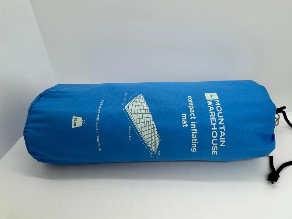 Mountain Warehouse kompakte aufblasbare Matte Camp Backpacking Zubehör