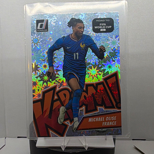 Michael Olise #14 2025 Panini Donruss Road to FIFA Kaboom card