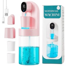 Automatic Mouthwash Dispenser for Bathroom, 21.12 oz Touchless Smart Mouth Wa...