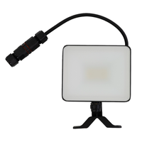 Luxula LED Fluter 20 W 4000 K Neutralweiß Schwarz IP65