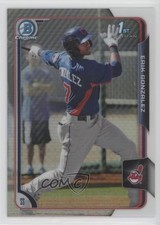 2015 Bowman Chrome Prospects Refractor 187/499 Erik Gonzalez #BCP48 3pb