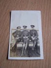 WW1 Military Soldiers in Uniform Holding Canes August 1917 Vintage Photo