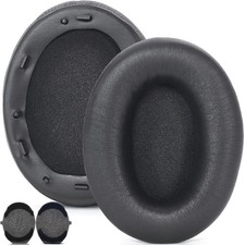 1 Pair Sheepskin Ear Pads Cushion Cover for Sony WH-1000XM3 Over-Ear Headphones
