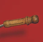 CIVIL WAR .58 cal DARK WALLNUT TONE  WOODEN TOMPION 1861-63 Springfield Rifle