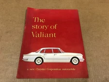 Vintage 1960 The Story Of Valiant - Chrysler Corporation