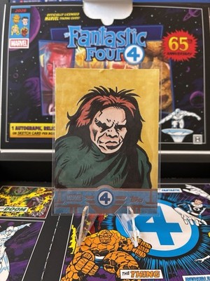 2026 Topps Finest Fantastic Four Sketch Card Madthinker by John Byrne 1/1