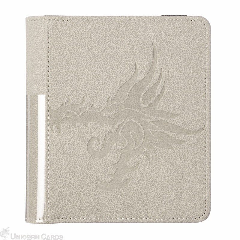 Dragon Shield Card Codex Portfolio 80 - Ashen White : 20 Pages Album : 80 Cards