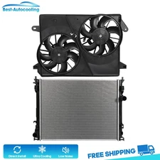 Aluminum Radiator & Cooling Fan Kit For 2005 2006-2009 Chrysler 300 Sedan 4-Door
