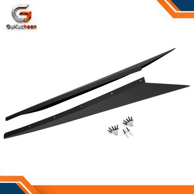 Side Skirt Fit For 2020-2023 Corvette C8 Z51 Z06 Stingray Black Nerf Bar