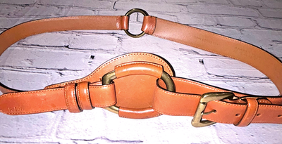 Vintage Rare Ralph Lauren Equestrian Belt Large D ring  display picture 2