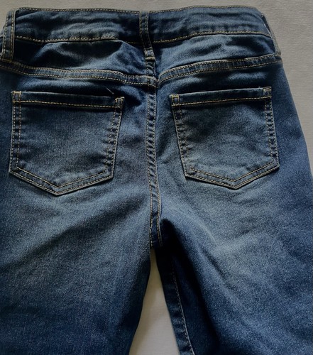 Cat & Jack Skinny Jeans Girls Size 10 Super Stretch Sequins - Picture 3 of 8